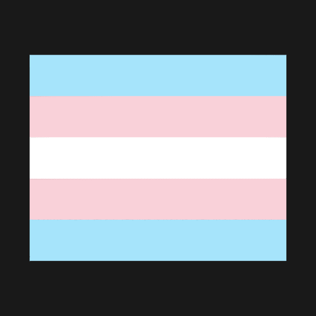 Lineless Trans Flag by WhiteRavenAltar