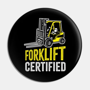 Forklift Certified Pin