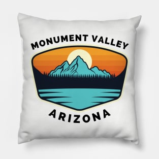 Monument Valley Ski Snowboard Mountain Arizona Monument - Monument Valley Arizona - Travel Pillow