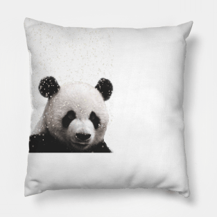 Cuteness Overload Panda Snow Pillow