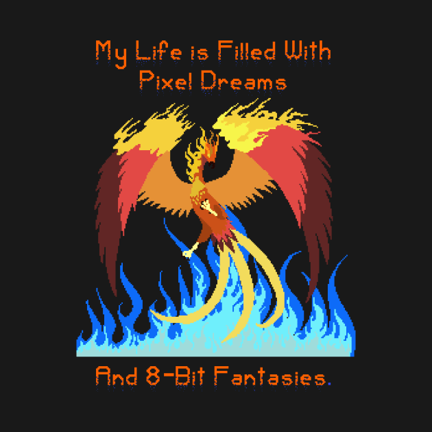 Pixel Dreams Phoenix by ChaoticHeart