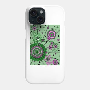 Mandala -- Pink and Green Phone Case