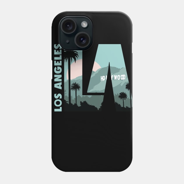 Los Angeles Vintage Style Design Phone Case by Terrybogard97