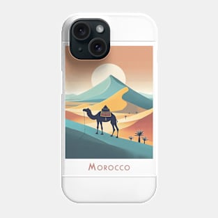 Serene Camel at Moroccan Dunes Phone Case
