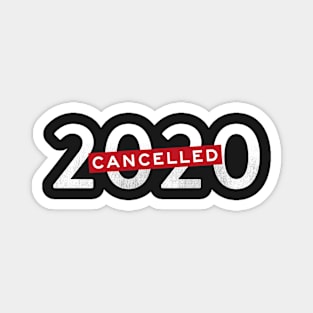 2020 year of pandemic (white) Magnet