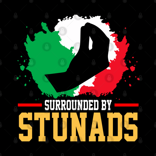 Surrounded By Stunads Hand Gesture Funny Italian Meme, funny Italian Phrases Gift by norhan2000