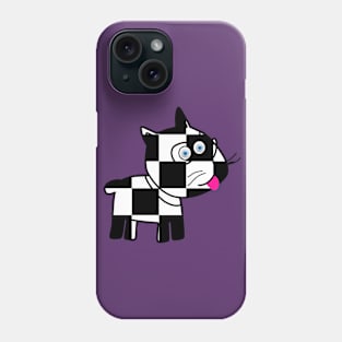 Checkered Doggie Phone Case