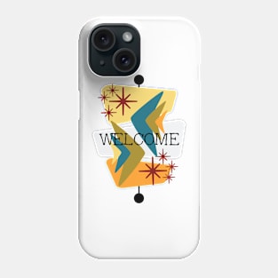 Mid Century Modern Welcome Phone Case