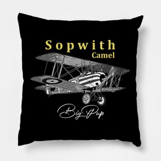 Sopwith Camel British Biplan aircraft, Pillow