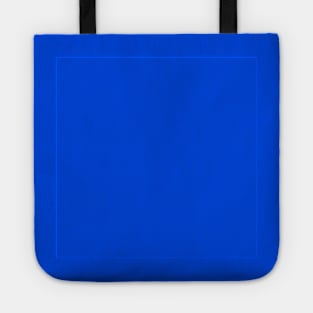 preppy Minimalist solid color neon bright fluorescent blue Tote