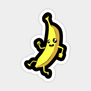 Kawaii Cartoon Banana Magnet