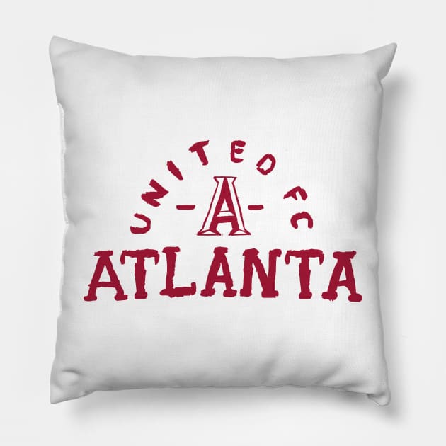 Atlanta Uniteeed fc 02 Pillow by Very Simple Graph