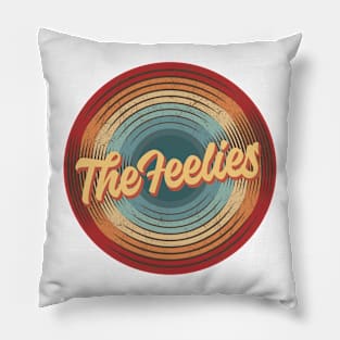 The Feelies Vintage Circle Pillow