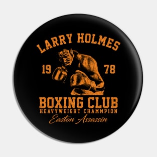 Boxing Club Larry Holmes Orange Pin