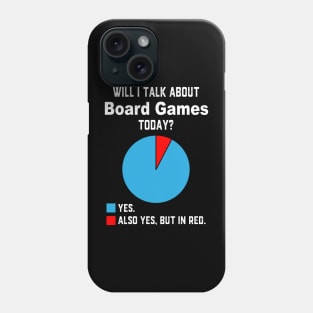 Will I Talk About Board Games Today - Tabletop Board Gaming Phone Case