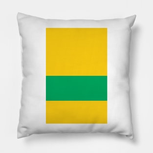 Norwich City Yellow Green Hoop Design Pillow