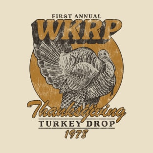 WKRP Thanksgiving Turkey Drop T-Shirt