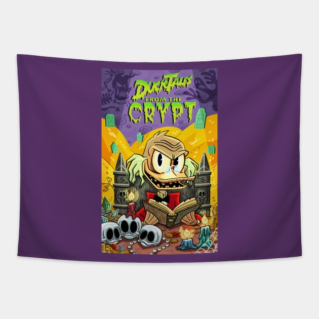 Ducktales From The Crypt Tapestry by KenTurner82