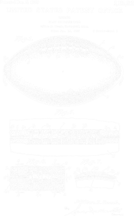 American Football Patent Magnet