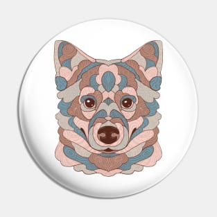 Norwegian Elkhound Pin