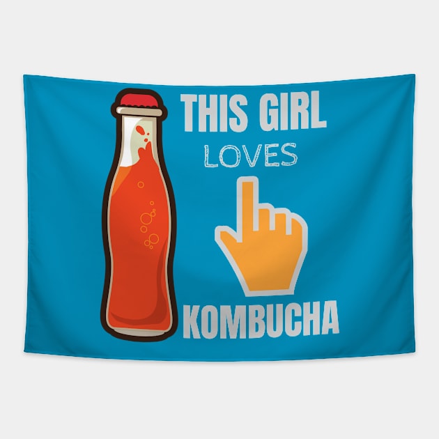 Kombucha Love Tapestry by Spinx1