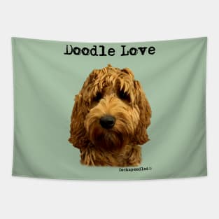 Doodle Dog Love Tapestry