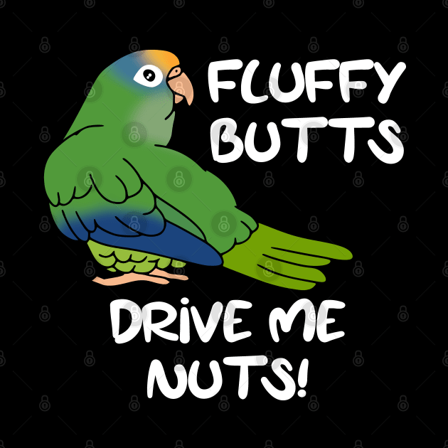 fluffy butts drive me nuts peach fronted conure by FandomizedRose