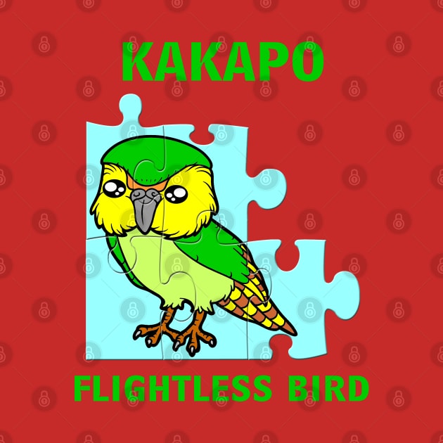 Kakapo parrot bird by Aish shop