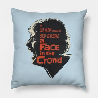 A Face in the Crowd Movie Poster Pillow