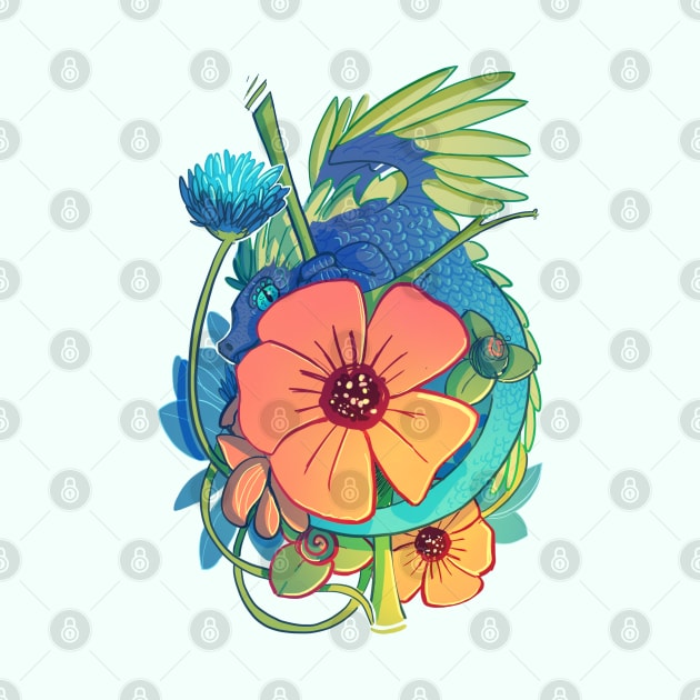 Flower Dragon by AshenShop