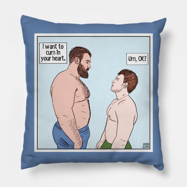 Your Heart Pillow by JasonLloyd