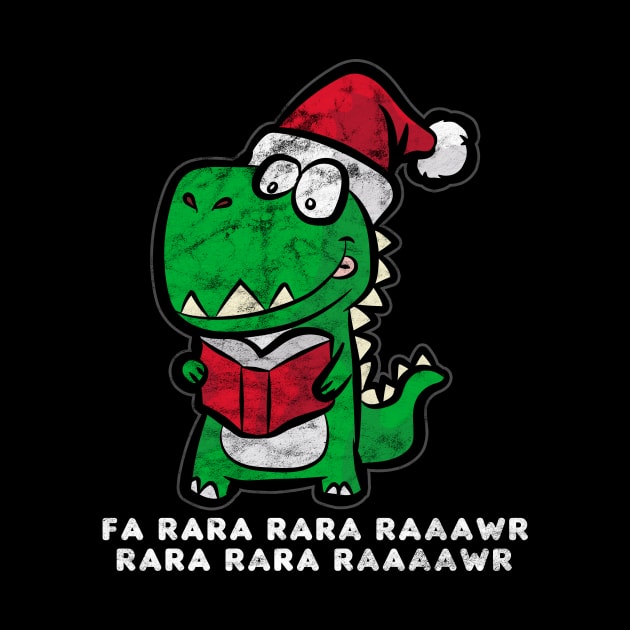 CHRISTMAS - Christmas Reading T Rex by AlphaDistributors