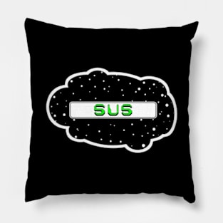 Lime Sus! (Variant - Other colors in collection in shop) Pillow