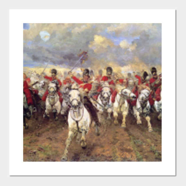 Scotland Forever 1881 Battle Of Waterloo Lady Butler Charge Of