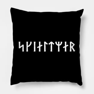 shieldmaiden runeword Pillow