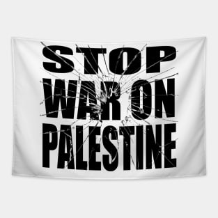 Stop war on Palestine Tapestry