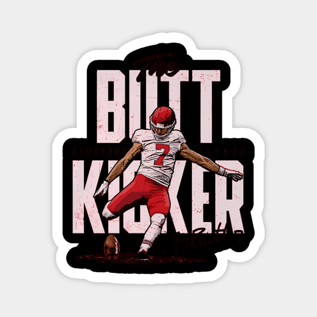 Harrison Butker Kansas City Butt Kicker Magnet by Sil Ly