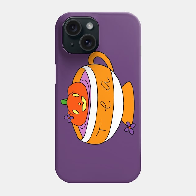 Pumpkin Tea Phone Case by saradaboru