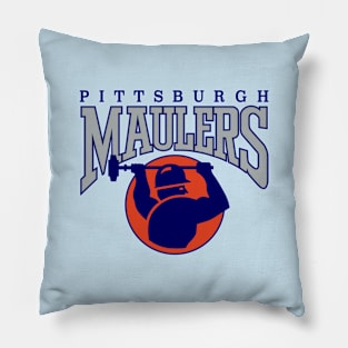 Retro Pittsburg Maulers  Football 1984 Pillow