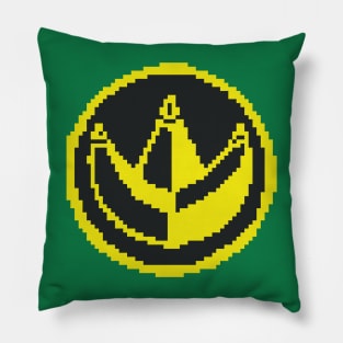 Green Dragon Ranger 8 bit pixelart Pillow