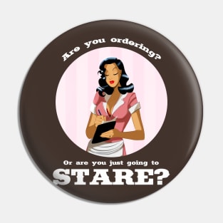 TEMPTING WAITRESS Pin