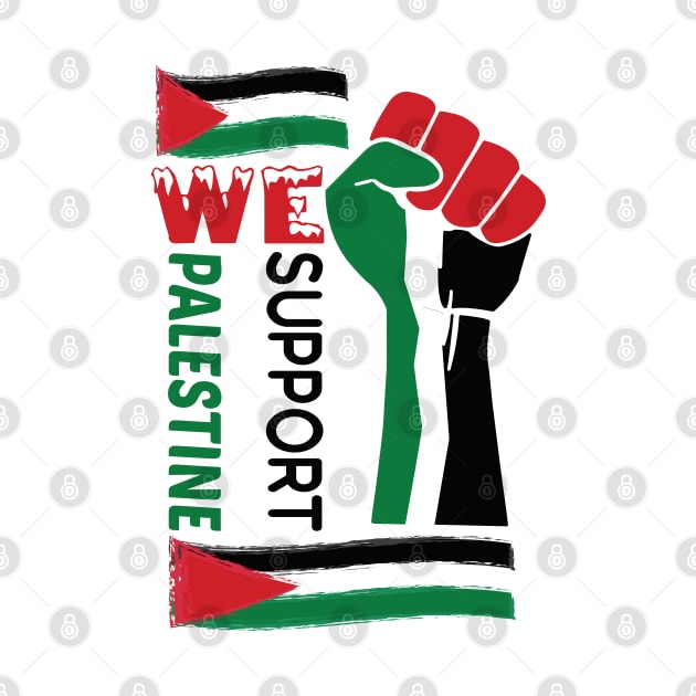 We support Palestine by MZeeDesigns