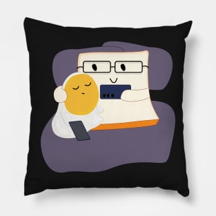 Asleep next to you What The Egg Pillow