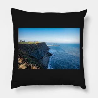 Whitby Coast and Abbey Pillow