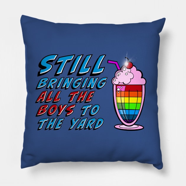 Bringing ALL THE BOYS to the yard! Pillow by ART by RAP