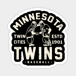 Minnesota Twins Retro 1 by Buck Tee Magnet