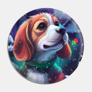 Cute Beagle Drawing Pin