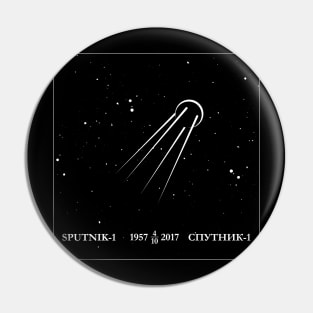 Sputnik (rich black) Pin