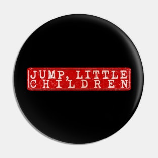 vintage retro plate Jump, Little Children Pin