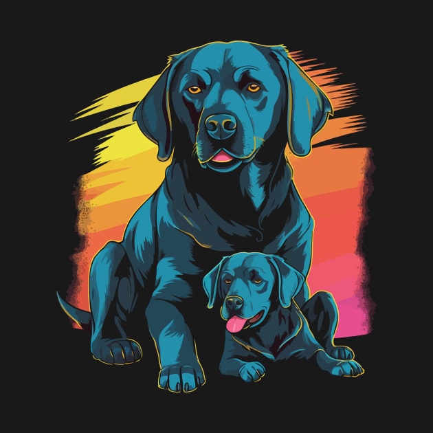 Labrador Retriever Fathers Day by JH Mart